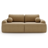 BEŻOWA KANAPA WOLNOSTOJĄCA AGAT MEBLE W TKANINIE LAMBI BOULCE
