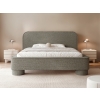ELEGANCKIE ŁÓŻKO SYPIALNIANE TAPICEROWANE TKANINĄ NAOMI 180X200 - PRZÓD