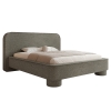 ELEGANCKIE ŁÓŻKO SYPIALNIANE TAPICEROWANE TKANINĄ NAOMI 180X200 - PÓŁPROFIL