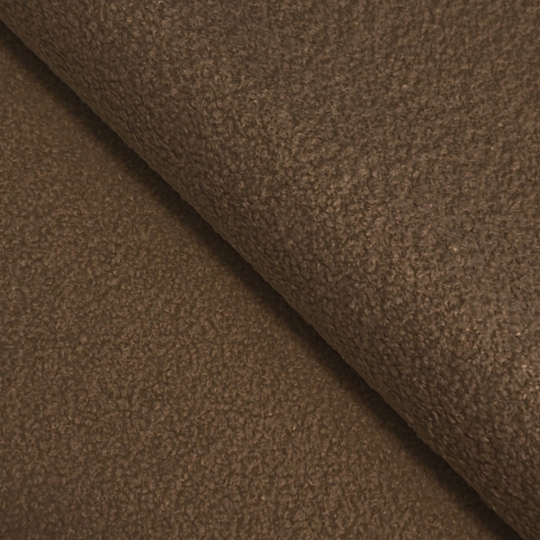 BRĄZOWY NAROŻNIK DO SALONU Z FUNKCJĄ SPANIA AGAT O W TKANINIE LAMBI