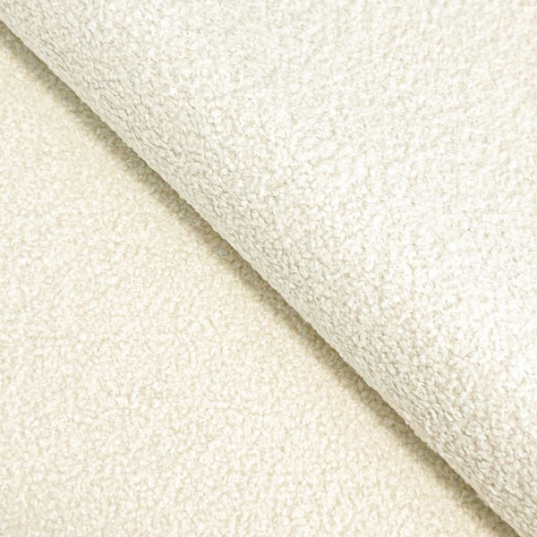 NOWOCZESNY NAROŻNIK KREMOWY AGAT L TKANINA BARANEK FUNKCJA SPANIA